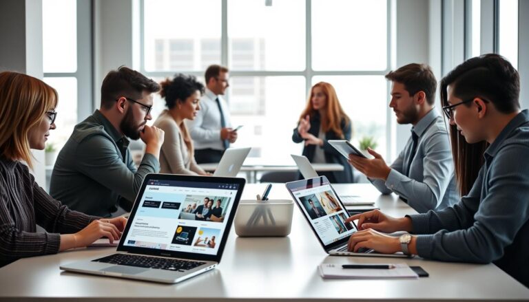 Web design agency selection process